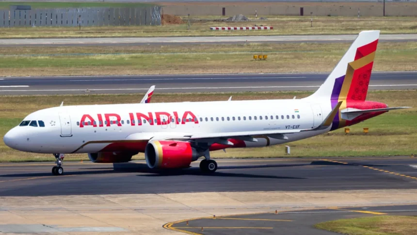 Air India A321 aircraft grounded at Bengaluru airport after tail strike incident.