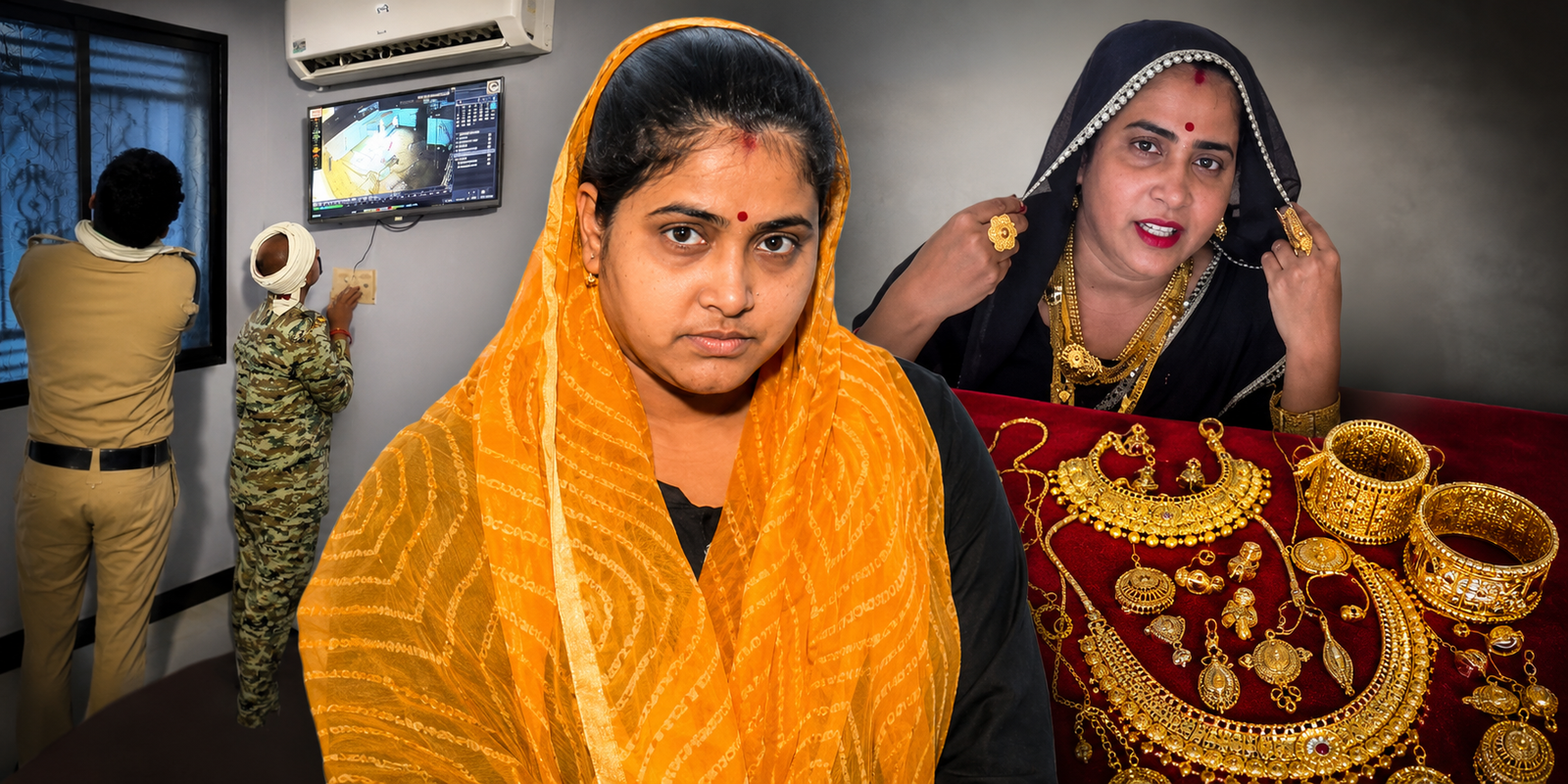 YouTuber house theft,Rachna Gurjar house burglary investigation in Shivpuri with CCTV footage review