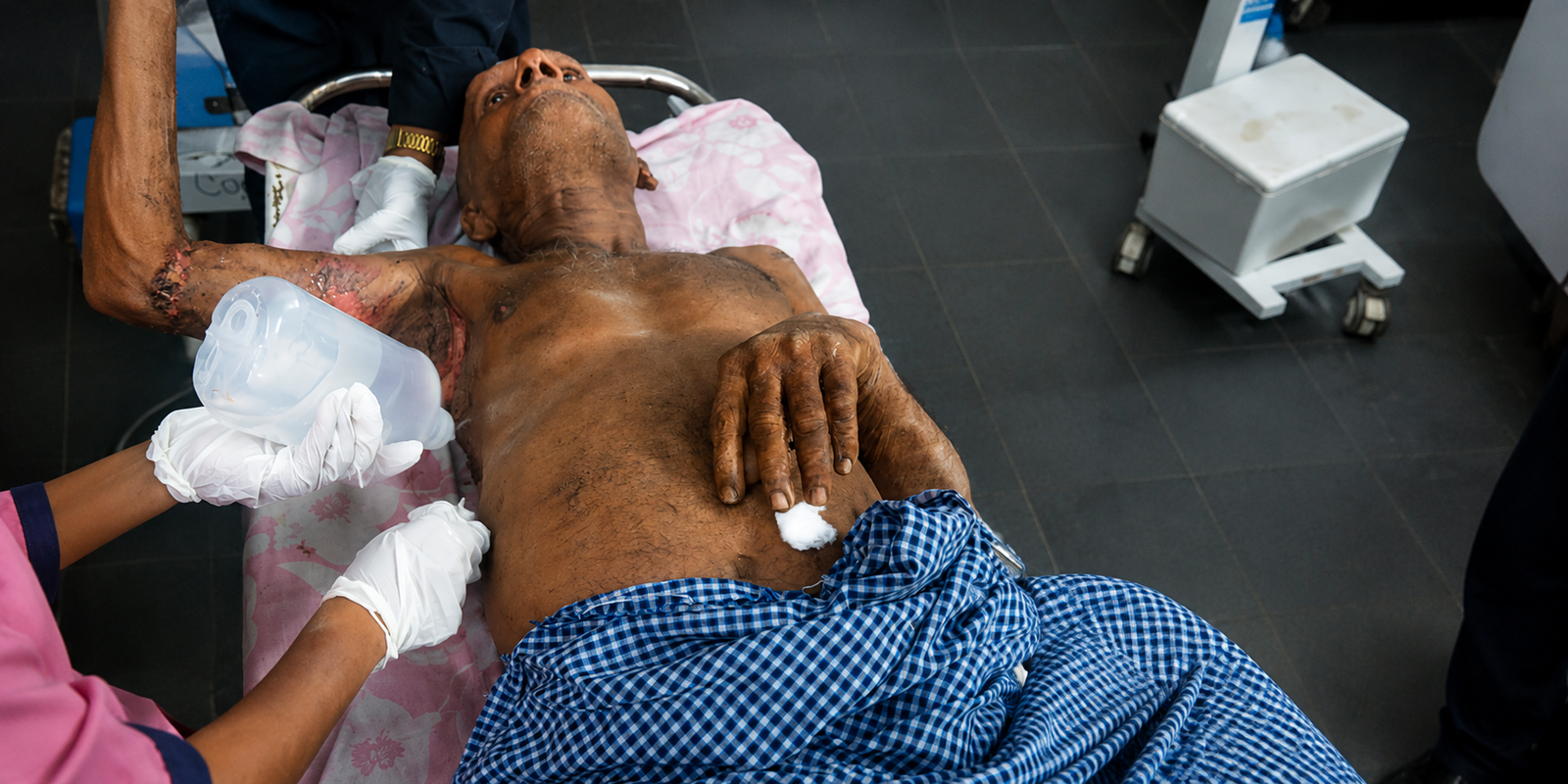 Police investigating unidentified elderly man's death in Dube Colony.