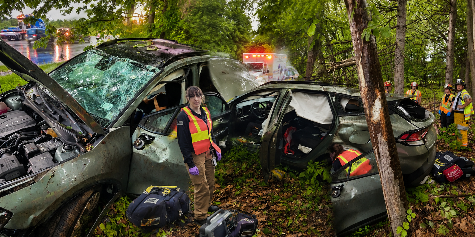 Dr Suchi Yaskhi injured in a road accident in the United States