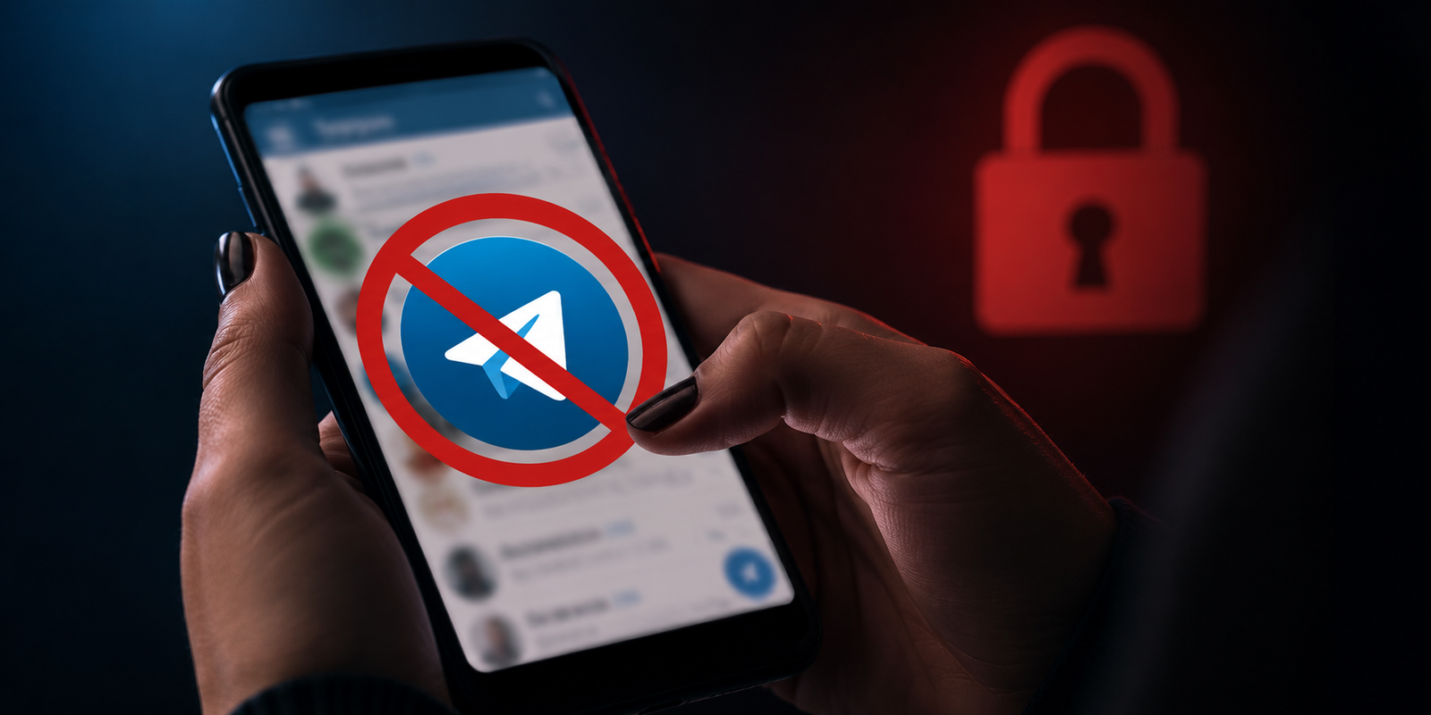Telegram app logo displayed on a smartphone amid NEET re-exam security measures in India.