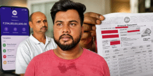 Vikas Kumar from Bihar whose bank account displayed Rs 294.80 crore balance