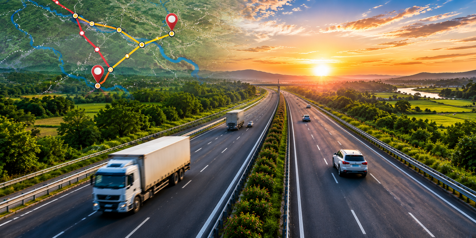 Four-lane national highway corridor project connecting Armoor, Jagtial, Mancherial and Karimnagar in Telangana.