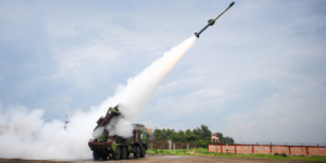 Indian defence equipment manufacturing facility and export growth.