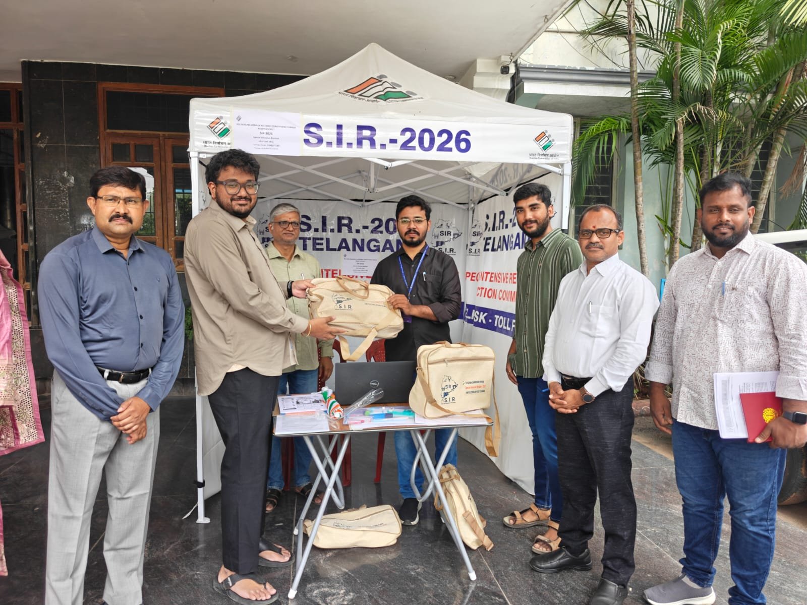 Helpline desk announced for Serilingampally voter list revision.