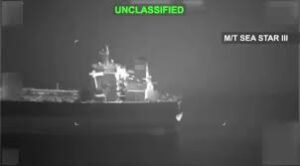US military operations and rising tensions in the Strait of Hormuz after Iranian missile and drone attacks.