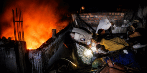 House damaged after gas cylinder explosion in Miryalaguda, Nalgonda district
