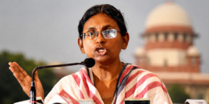 Meenakshi Natarajan during Rajya Sabha nomination controversy in Madhya Pradesh