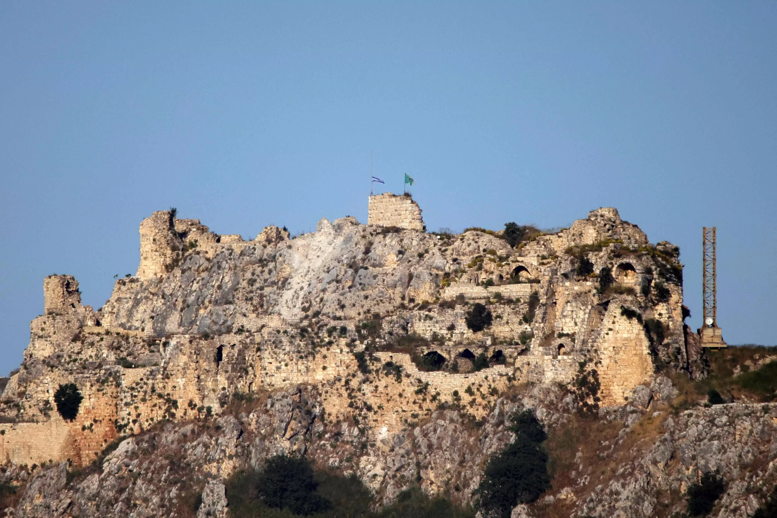 Beaufort Castle in southern Lebanon after Israeli military operation
