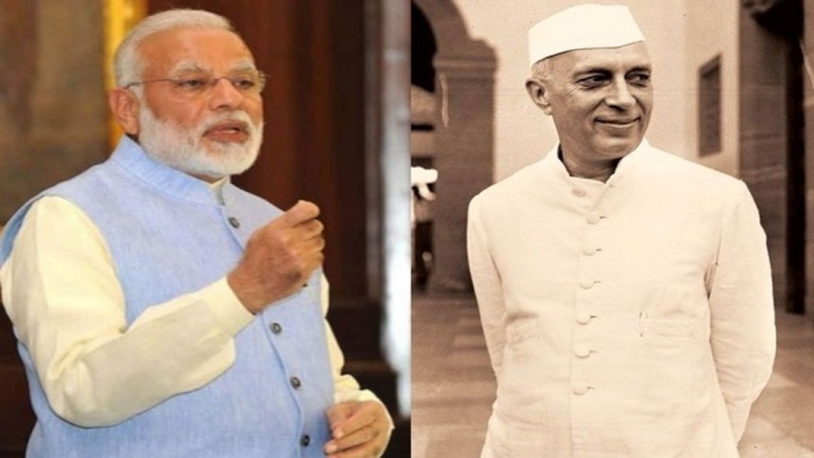 modi-nehru-as a pm of india