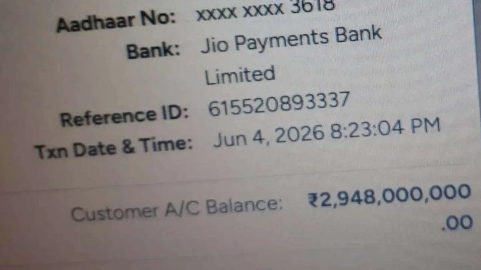 plumber account 294 crores