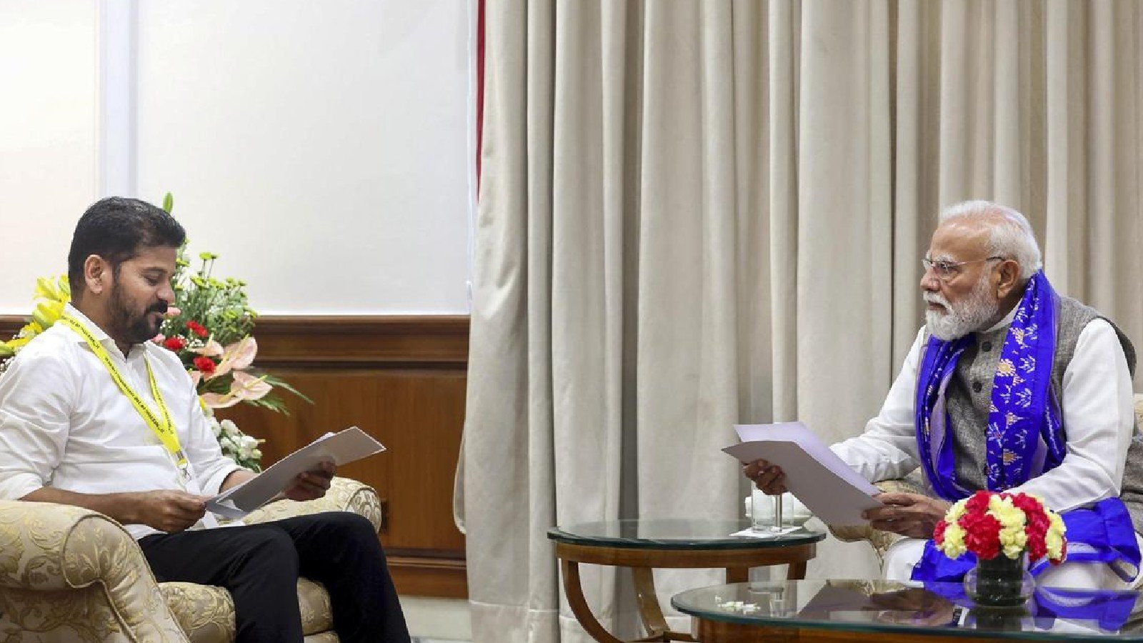 cm revanth reddy with pm modi
