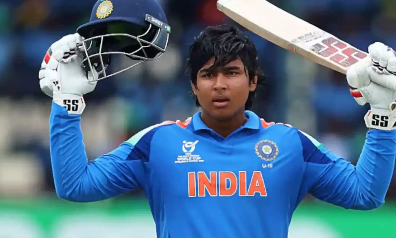 Vaibhav Sooryavanshi celebrates after impressive T20I performance.