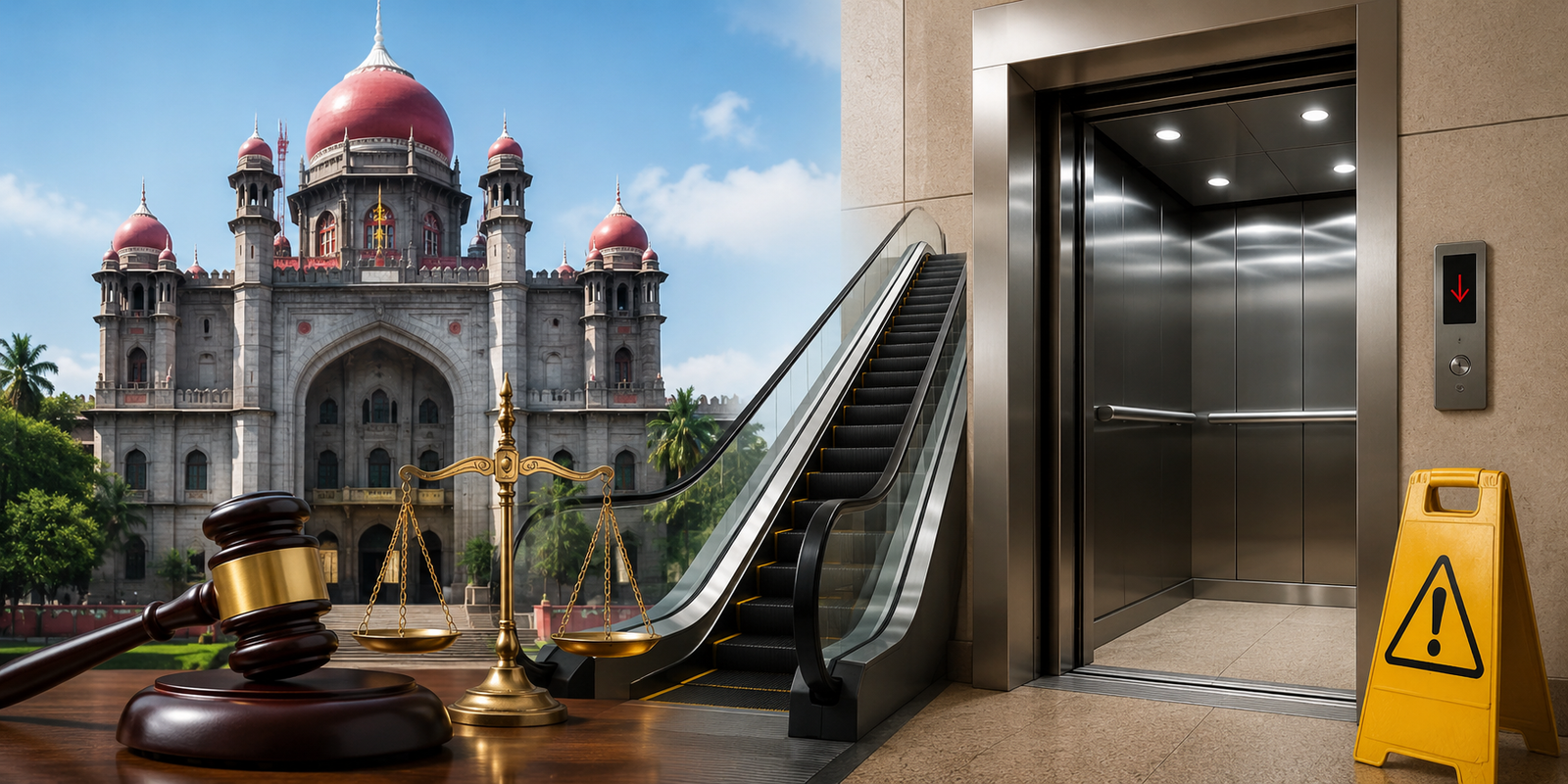 Telangana High Court hearing on Lift Safety Bill delay.
