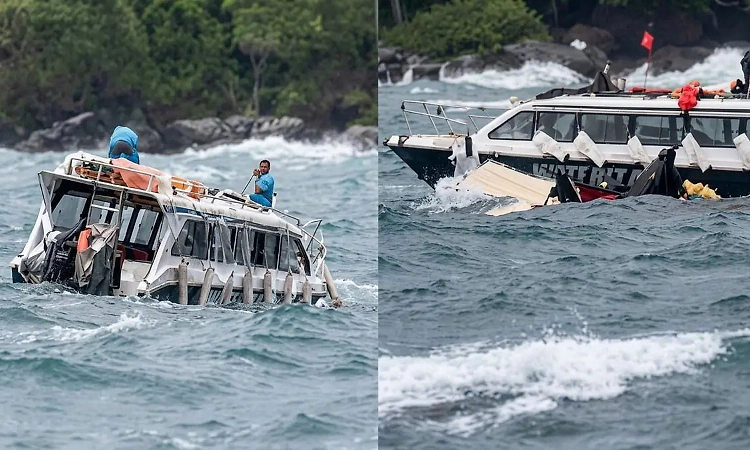 Indian survivors after the Vietnam tourist boat tragedy.