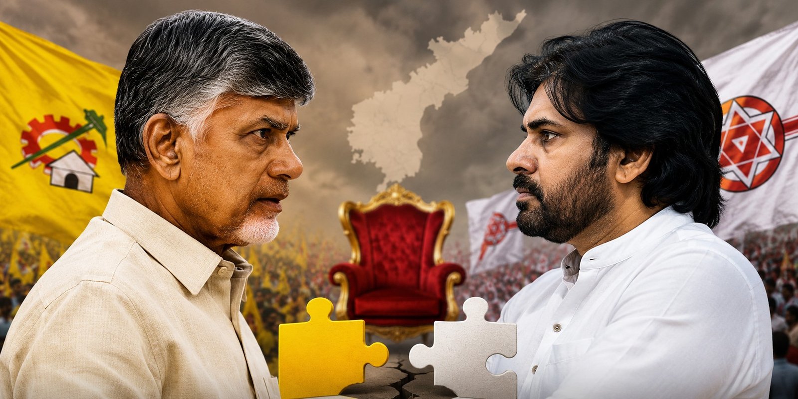 TDP and Jana Sena leaders discussing AP local polls.