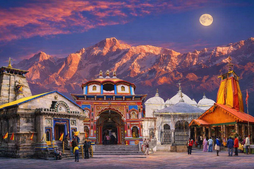 Char Dham pilgrimage route blocked by landslides after heavy rain.