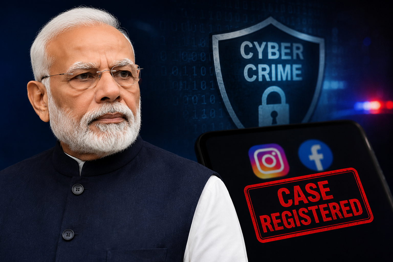 Hyderabad Cyber Crime police registered cases over PM Modi posts.