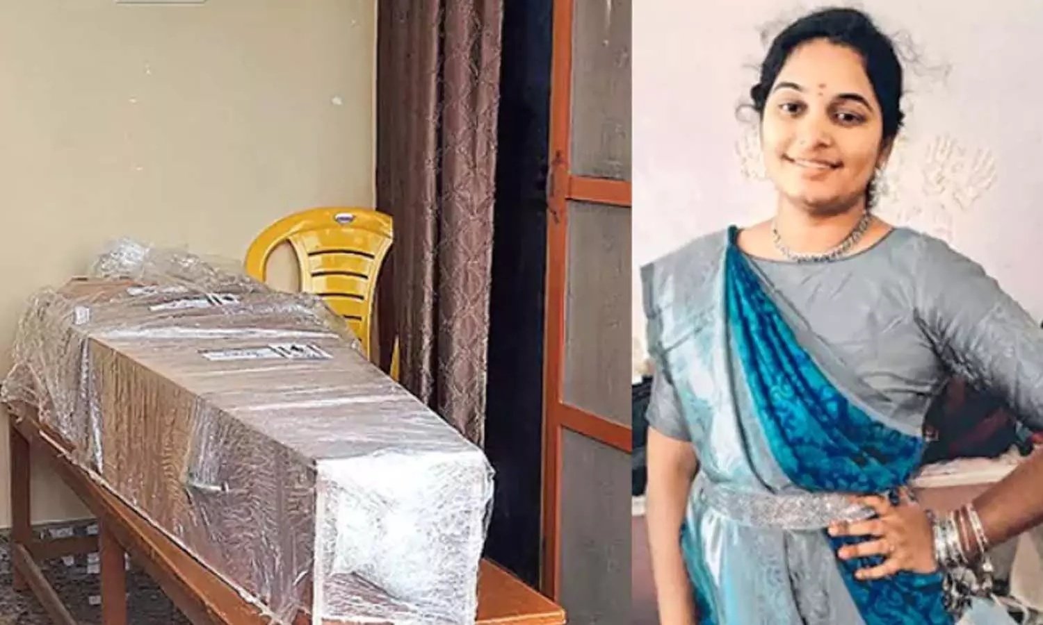 Family protests with software engineer's body outside lover's house.