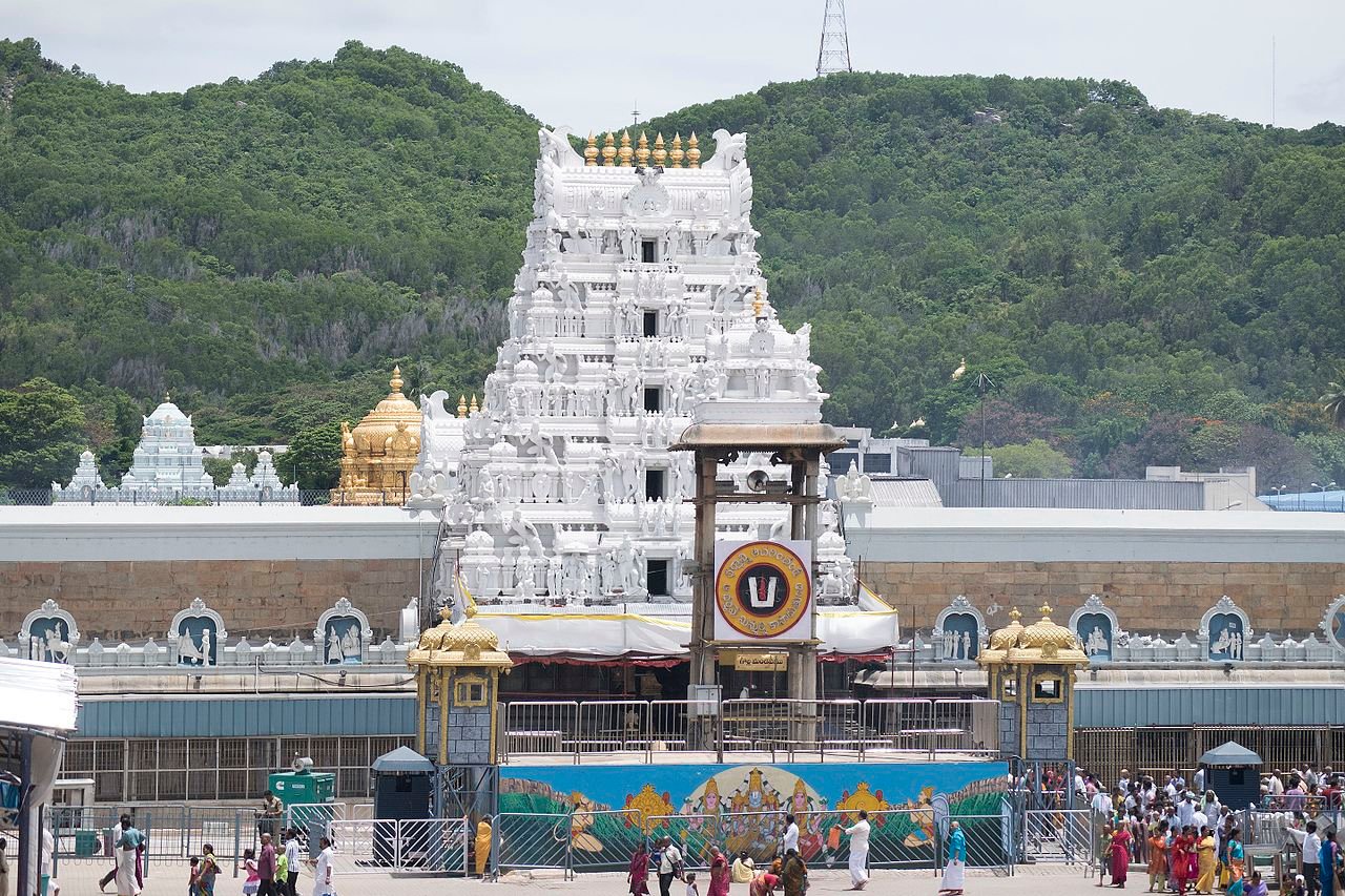 Devotees during Tirumala first harathi ritual.