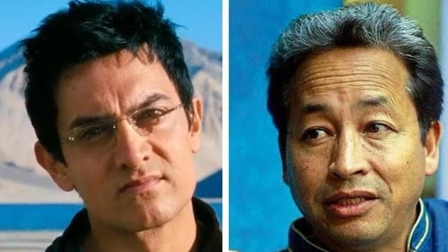 Aamir Khan speaking about Sonam Wangchuk and 3 Idiots.