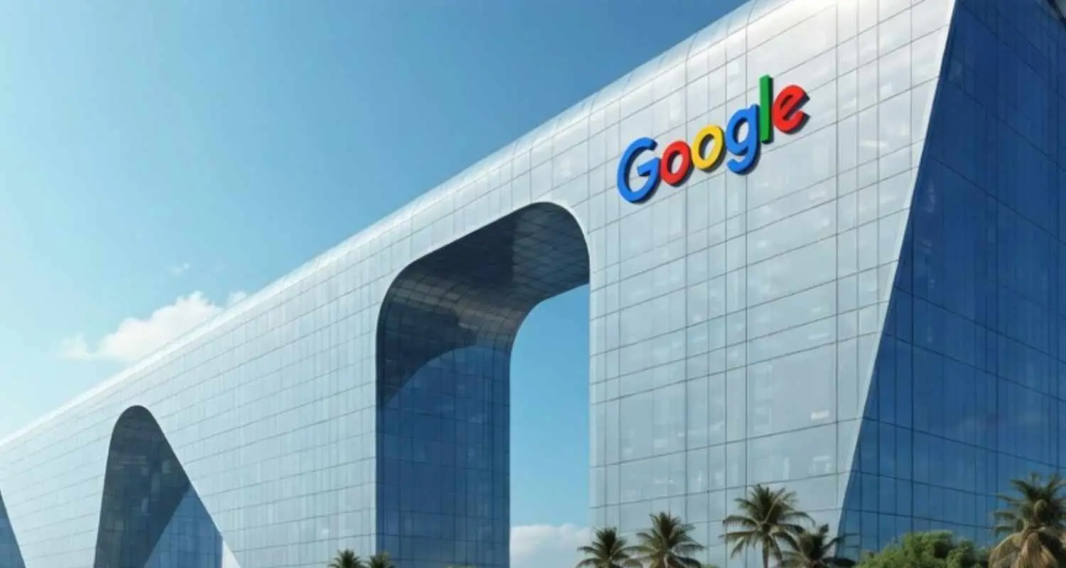 Google AI data center project site in Visakhapatnam.