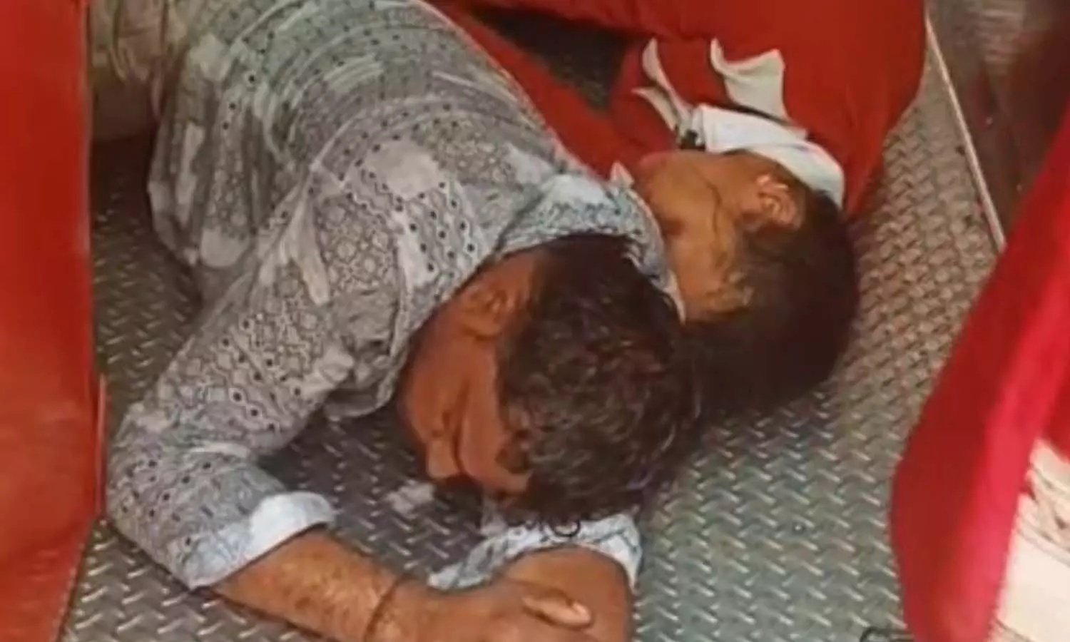 Couple shifted from train to hospital after suicide attempt.
