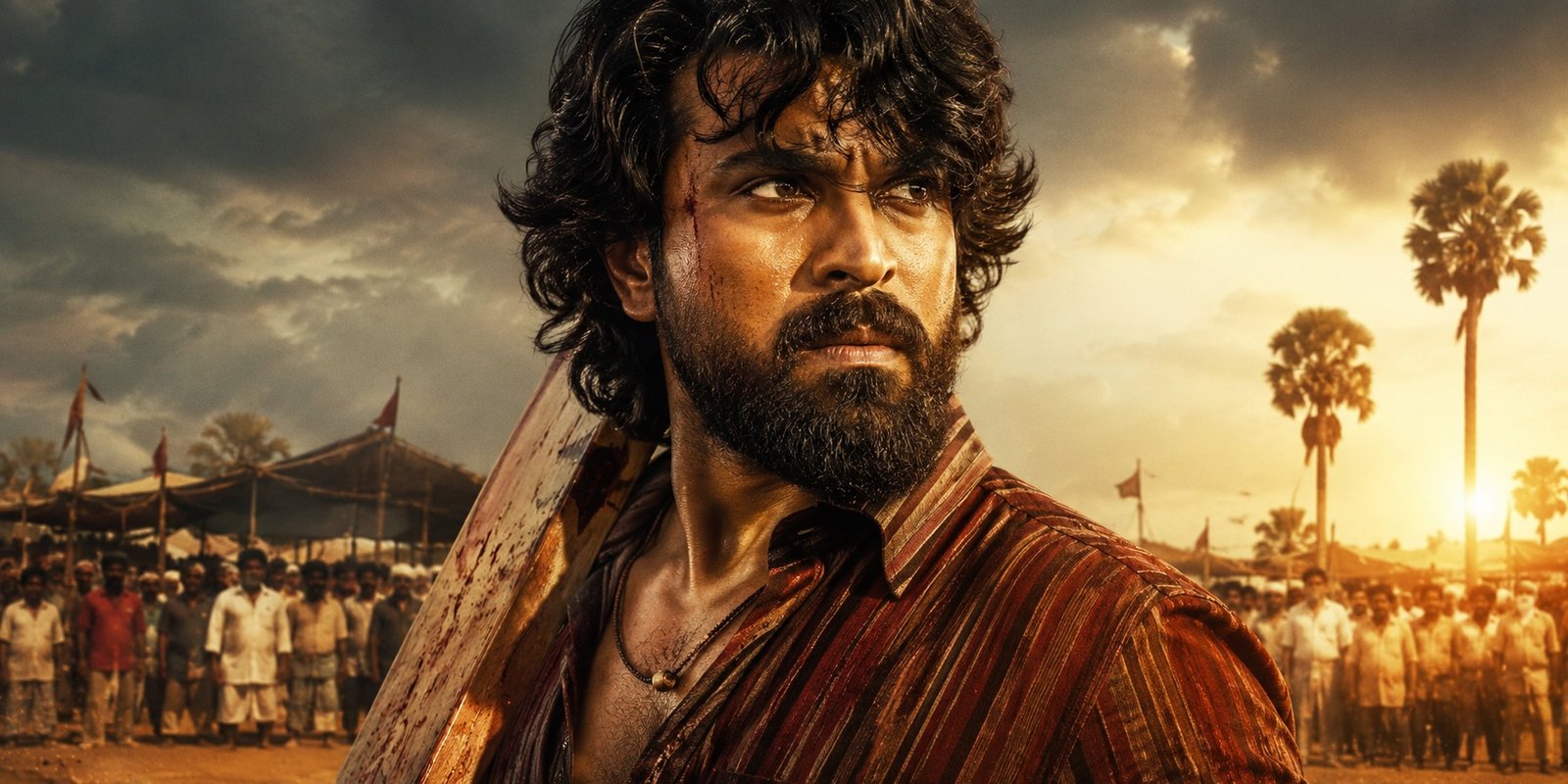 Ram Charan in Peddi now streaming on Netflix.
