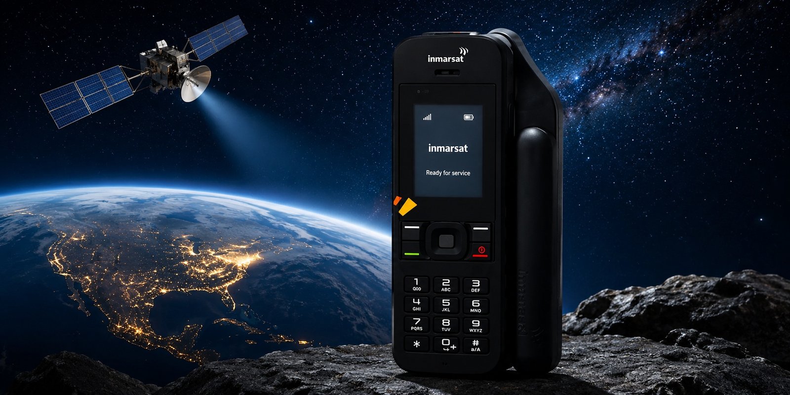 BSNL satellite phone providing connectivity in remote areas.