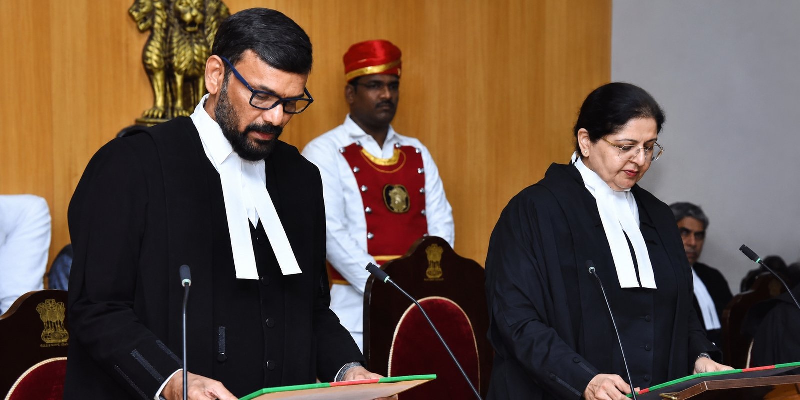 Three new additional judges take oath at AP High Court.