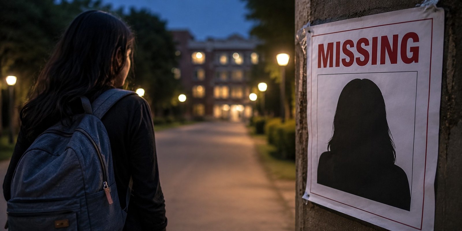 GITAM University student reported missing after hostel outing.