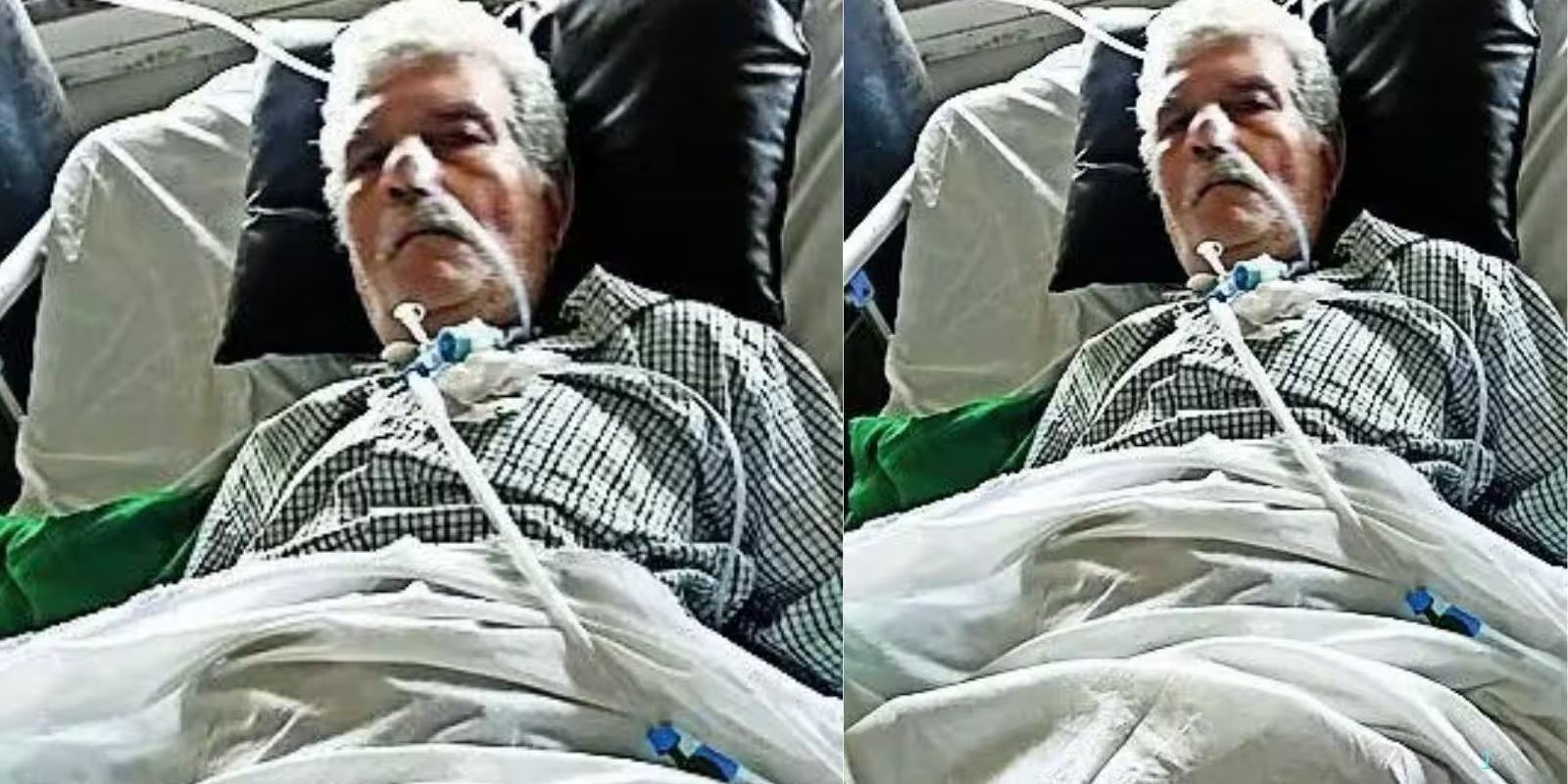 70-year-old Sharad Kadam receives treatment after Mumbai car accident