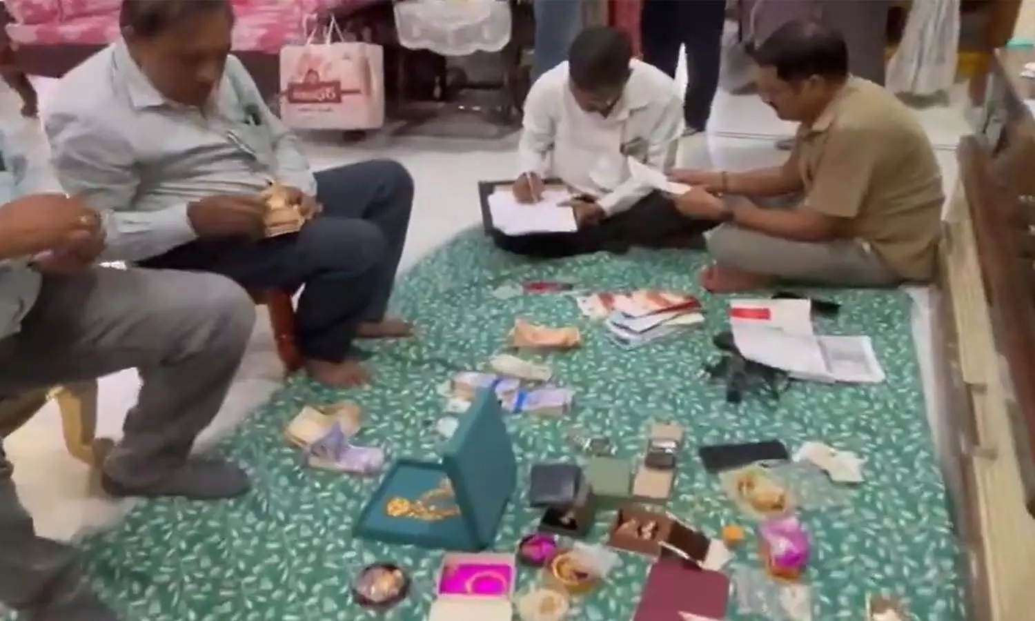 ACB officials conducting searches at Jaya Raju properties