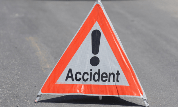 Private bus accident on NH-65 at Isnapur