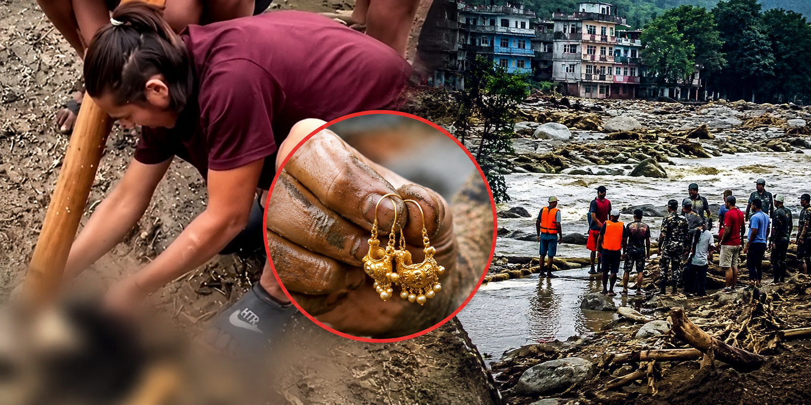 Nepal flood rescue operations and viral dead body theft incident