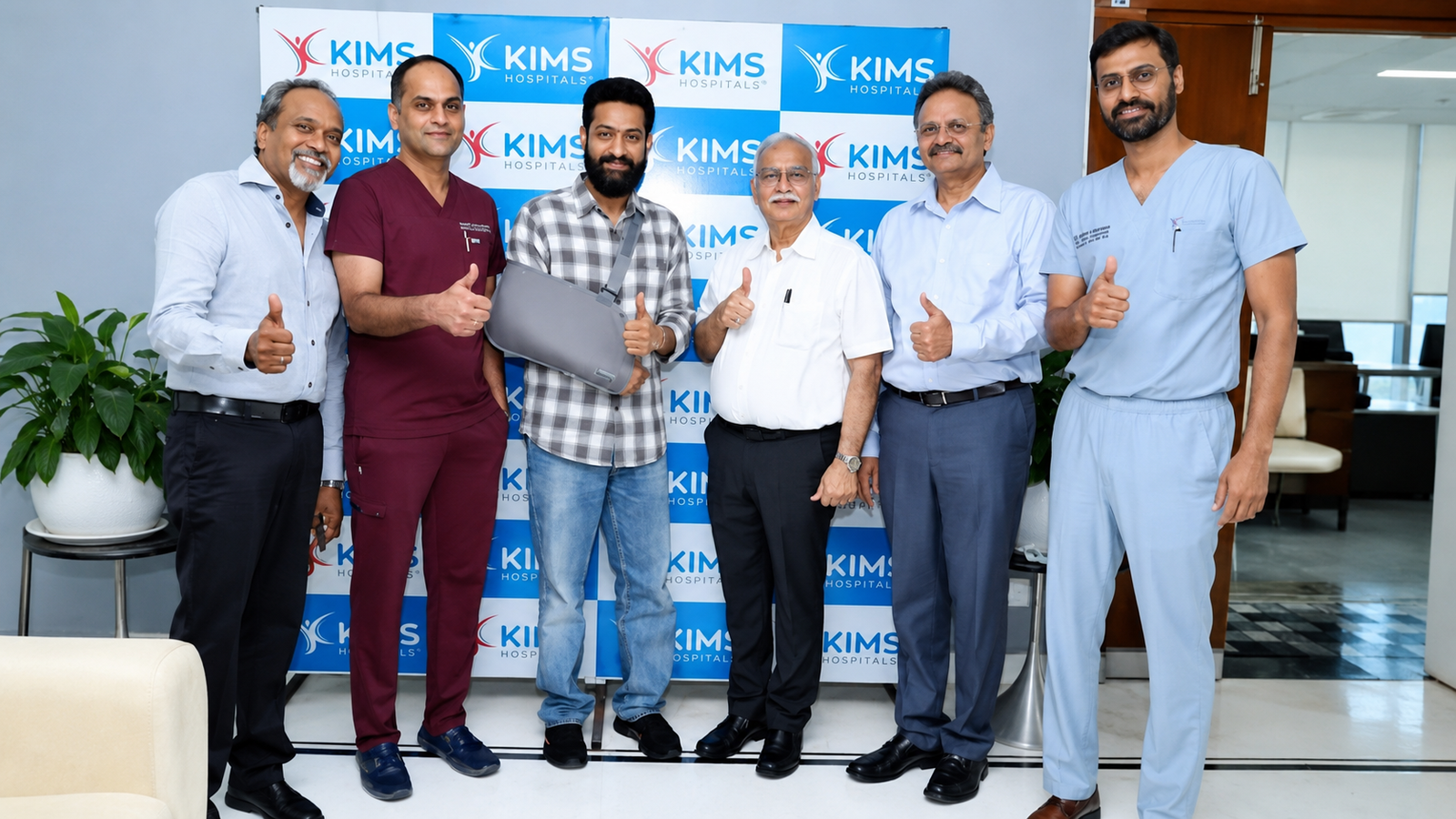 Jr NTR discharged from KIMS after shoulder surgery