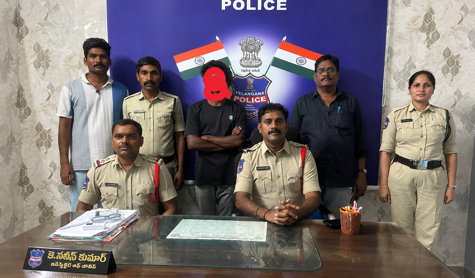 Mancherial police arrested a 23-year-old in father murder case.