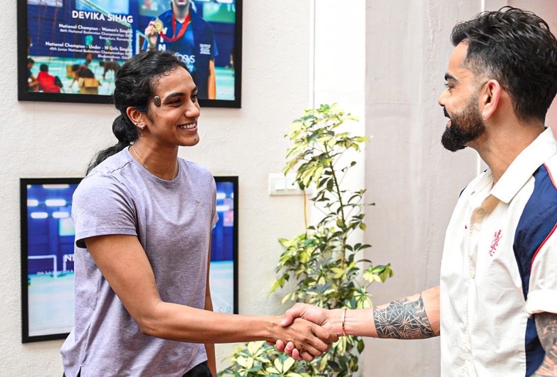 PV Sindhu speaking about Virat Kohli’s advice during tough phase