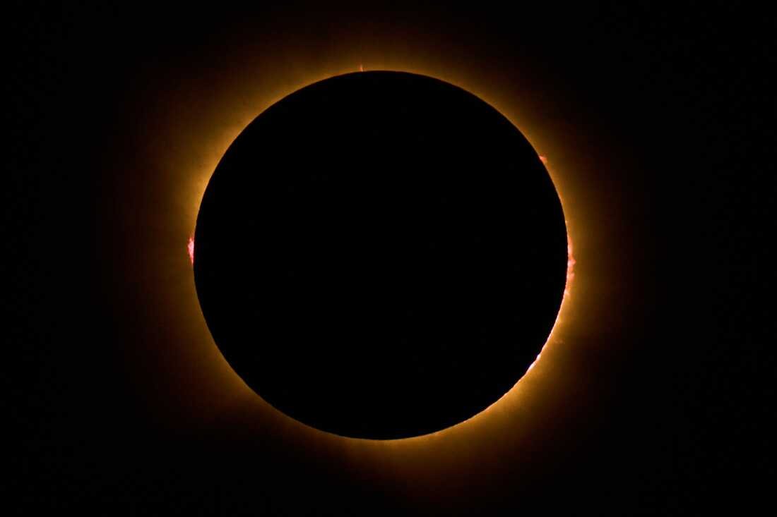 Spain solar eclipse