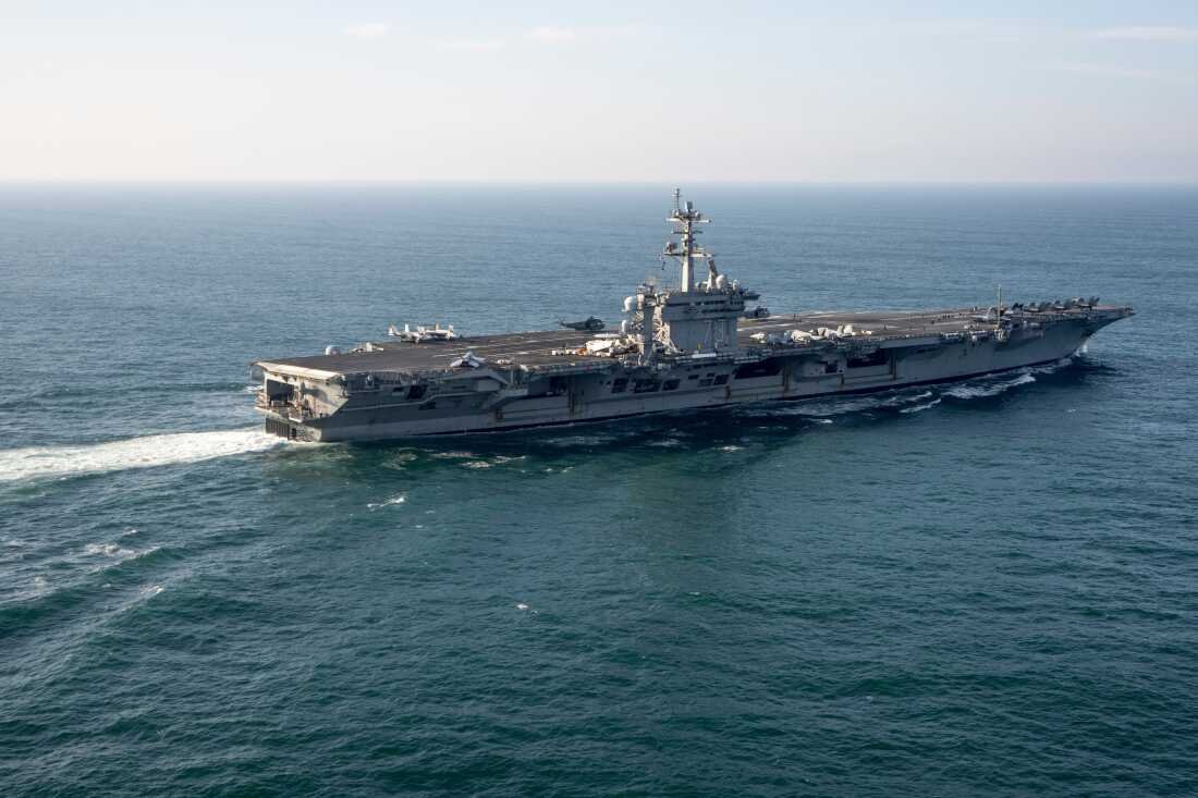 US aircraft carrier