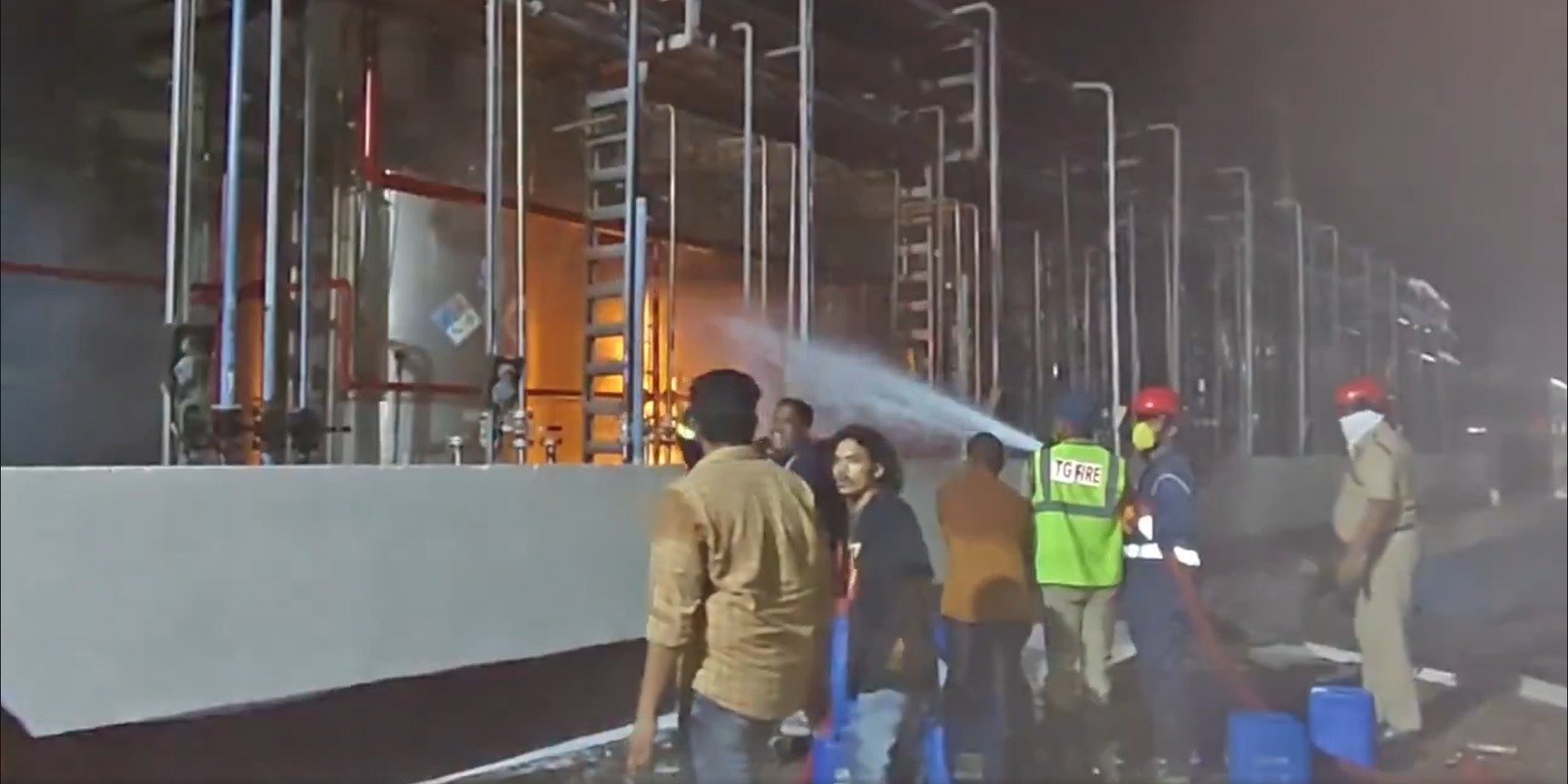 Hazelo Lab pharma company blast in Yadadri district