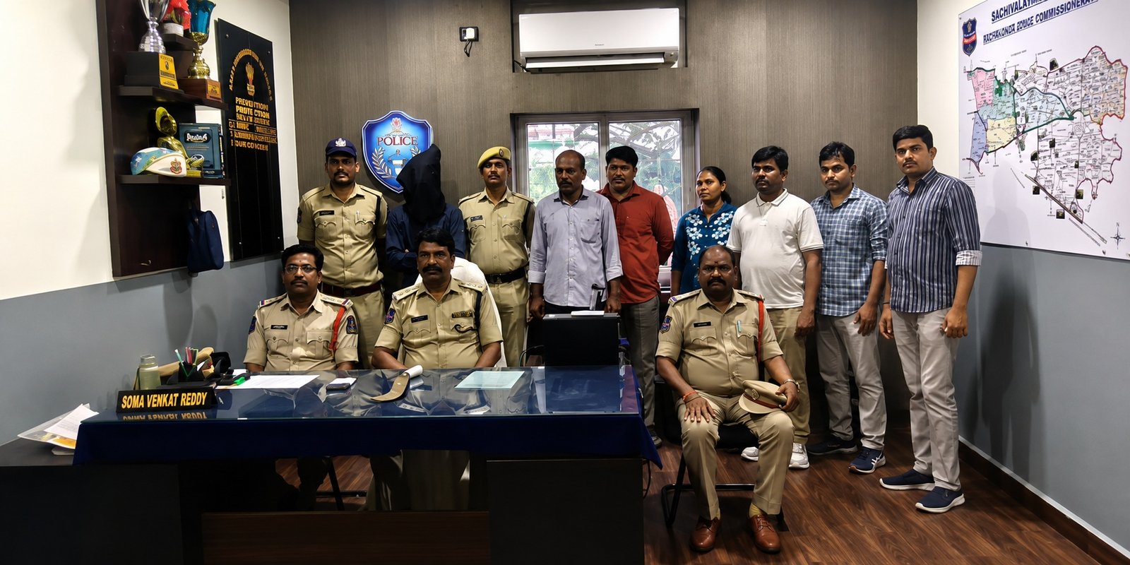 Police recover murder weapon from Saroornagar Lake.