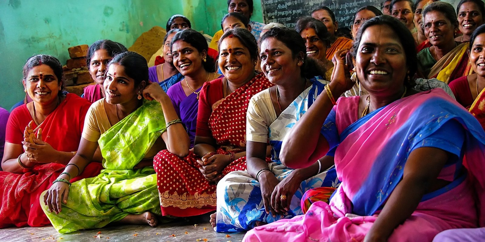 DWCRA women receiving financial support through AP Grameena Bank.
