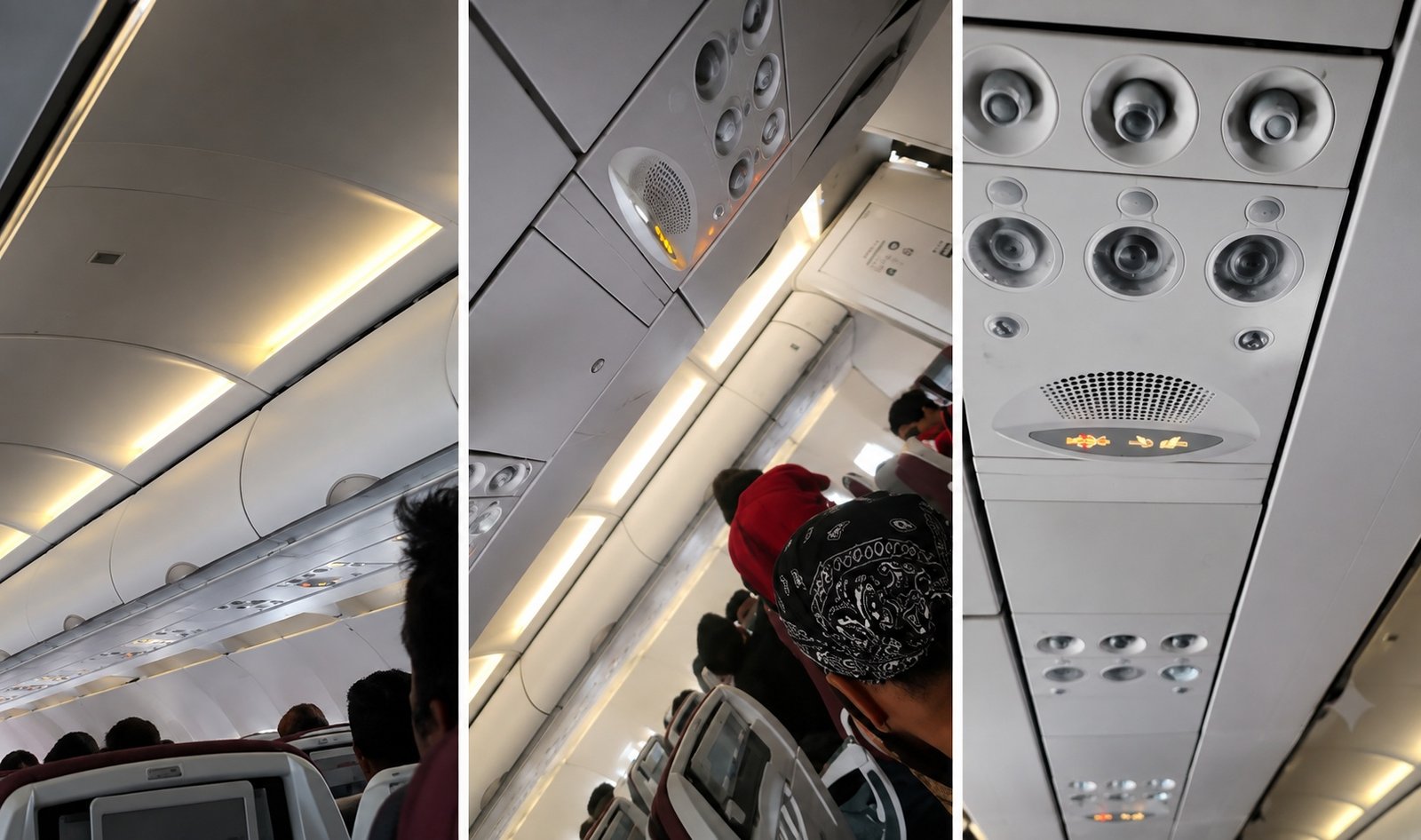 Air India aircraft after safe landing in Delhi.