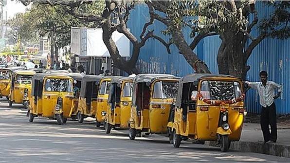 Hyderabad auto Strike drivers after Telangana government fare hike assurance