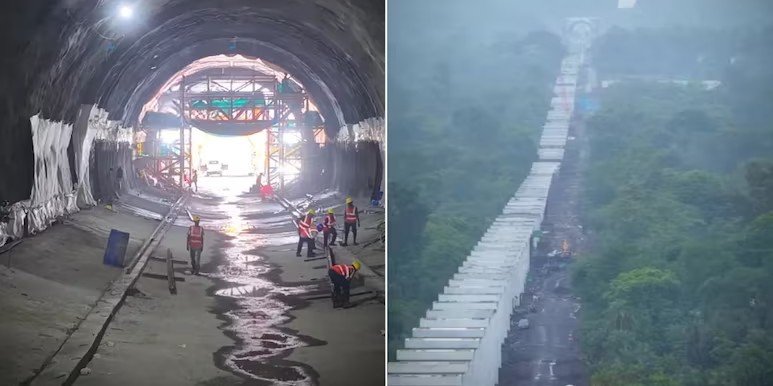 Mumbai Ahmedabad bullet train corridor construction in Maharashtra