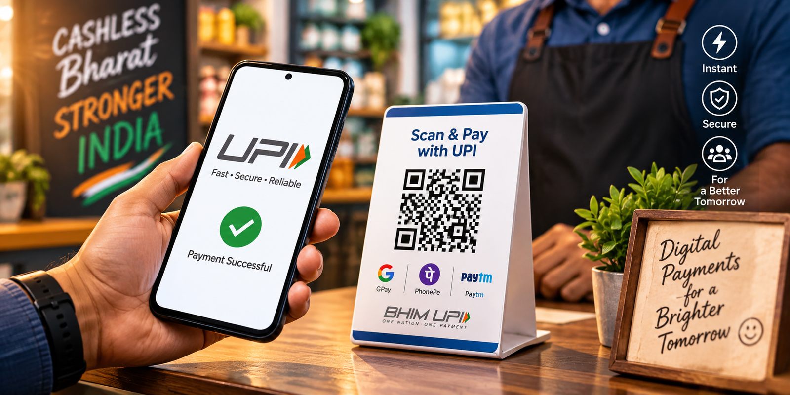 UPI payment app showing new MDR rules for merchant transactions