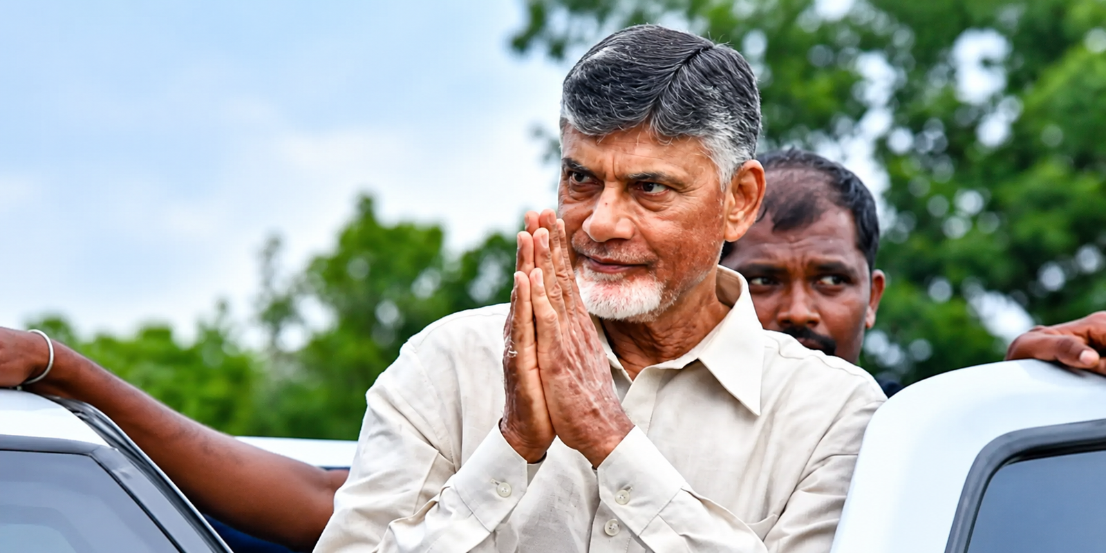 Chandrababu Naidu attending Andhra Pradesh government programmes