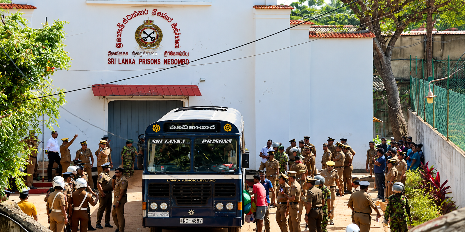 Negombo prison in Sri Lanka where deadly inmate riot occurred