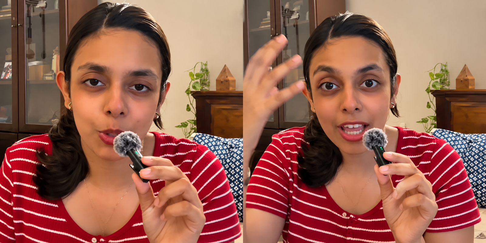 Tanvi Chandra buys a toy for an auto driver's son.